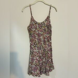 Wild Fable Floral Spaghetti Strap Dress - Multicolor Medium
